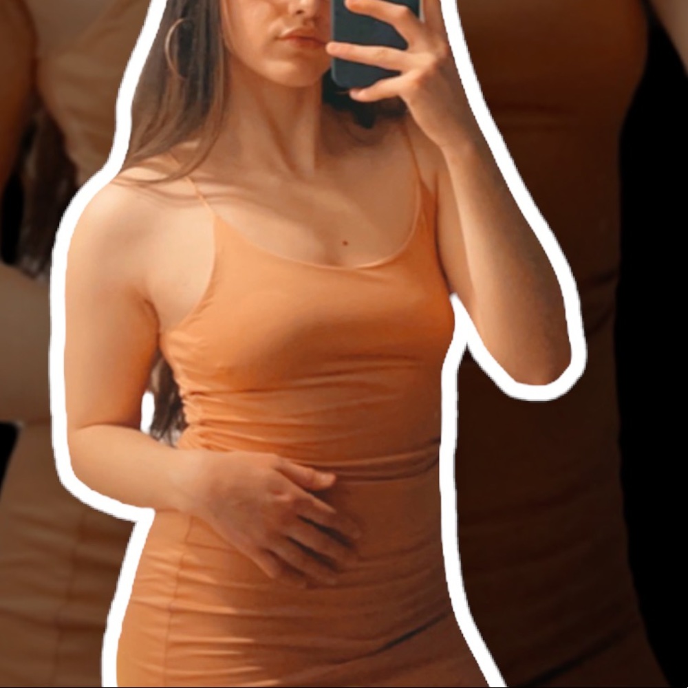 Skin Tight Light Pink Dress